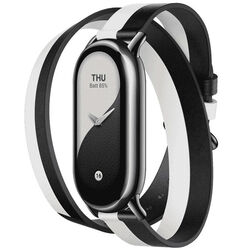 Xiaomi Smart Band 8 Double Wrap Strap náhradní řemínek, čierno-bílý na playgosmart.cz