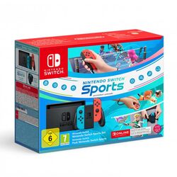Nintendo Switch Neon + Switch Sports + 12 měsíční předplatné na playgosmart.cz