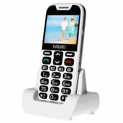 Evolveo EasyPhone XD, White + nabíjecí stojan na playgosmart.cz