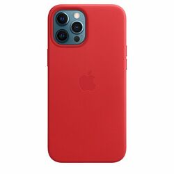 Apple iPhone 12 Pro Max Leather Case with MagSafe, (PRODUCT) red na playgosmart.cz