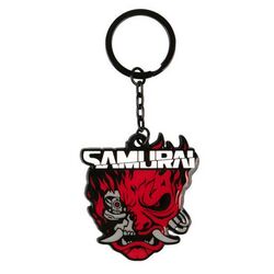 Klíčenka Cyberpunk 2077 Samurai Logo Metal (Good Loot) na playgosmart.cz