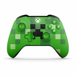 Microsoft Xbox One S Wireless Controller, Minecraft Creeper-BAZAR (použité zboží) na playgosmart.cz