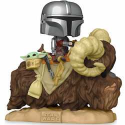 POP! Mando on Bantha with child on bag (Star Wars: The Mandalorian) na playgosmart.cz