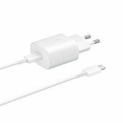 Rychlonabíječka Samsung 25W s USB-C kabelem, white na playgosmart.cz