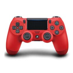 Bezdrátový ovladač Sony DualShock 4 v2, magma red na playgosmart.cz