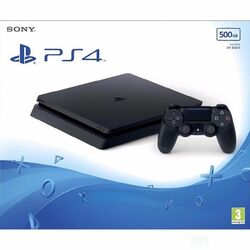 Sony PlayStation 4 Slim 500GB, jet black-BAZAR (použité zboží, smluvní záruka 12 měsíců) na playgosmart.cz
