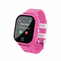 LAMAX WatchY2, Dětské smart hodinky s GPS, růžové na playgosmart.cz