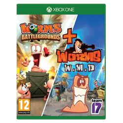 Worms Battlegrounds + Worms WMD[XBOX ONE]-BAZAR (použité zboží) na playgosmart.cz