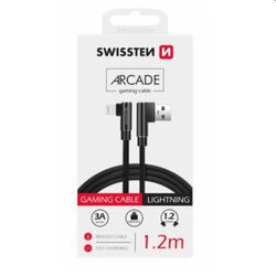 Datový kabel Swissten USB/LIGHTNING textilní s podporou rychlonabíjení, černý Datový kabel Swissten USB/LIGHTNING textilní s podporou rychlonabíjení, černý na playgosmart.cz