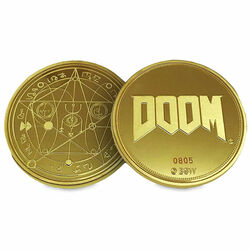Sběratelská mince Limited Edition 25th Anniversary Gold (Doom) na playgosmart.cz