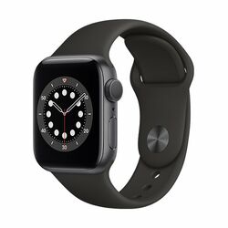 Apple Watch Series 6 GPS, 44mm Space Gray, Třída B - použité, záruka 12 měsíců na playgosmart.cz