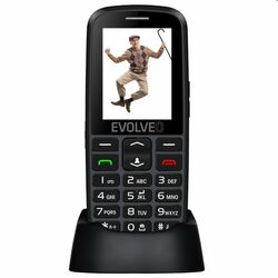 Evolveo EasyPhone EG, black + nabíjecí stojan na playgosmart.cz