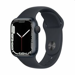 Apple Watch Series 7 GPS, 45mm Midnight Aluminium Case with Midnight Sport Band - Regular na playgosmart.cz
