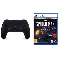 PlayStation 5 DualSense Wireless Controller, midnight black + Marvel’s Spider-Man: Miles Morales (Ultimate Edition) na playgosmart.cz