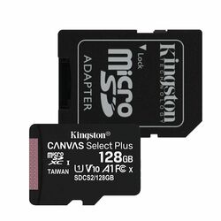 Kingston Canvas Select Plus 128GB Micro SDXC + SD adapter - OPENBOX (Rozbalené zboží s plnou zárukou) na playgosmart.cz