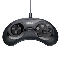Retro-Bit SEGA MD 6-button Pad, černý na playgosmart.cz