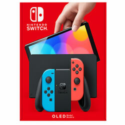 Nintendo Switch (OLED Model), neon - BAZAR (použitý tovar, zmluvná záruka 12 mesiacov) na playgosmart.cz