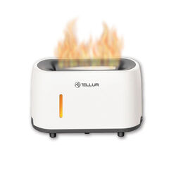 Tellur flame aroma difuzér, 240 ml, LED, bílý na playgosmart.cz