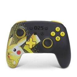 PowerA Enhanced Wireless Controller for Nintendo Switch, Pikachu 025 - OPENBOX (Rozbalené zboží s plnou zárukou) na playgosmart.cz