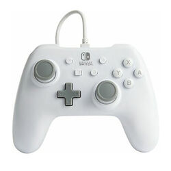 PowerA Wired Controller for Nintendo Switch, Matte White - OPENBOX (Rozbalené zboží s plnou zárukou) na playgosmart.cz