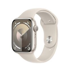 Apple Watch Series 9 GPS 45mm Starlight Aluminium Case with Starlight Sport Band - S/M na playgosmart.cz