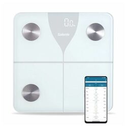 Salente SlimFit, osobní diagnostická fitness váha, Bluetooth, bílá na playgosmart.cz