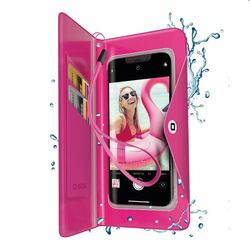 SBS Splash-resistant transparent universal case 6,8'', pink - OPENBOX (Rozbalené zboží s plnou zárukou) na playgosmart.cz