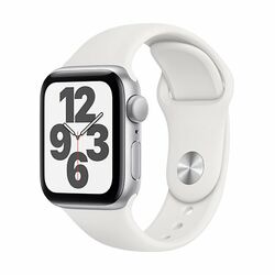 Apple Watch SE GPS, 40mm Silver Aluminium Case, Třída B - použito, záruka 12 měsíců na playgosmart.cz