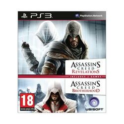 Assassins Creed: Brotherhood + Assassins Creed: Revelations[PS3]-BAZAR (použité zboží) na playgosmart.cz
