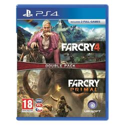 Far Cry 4 + Far Cry: Primal CZ (Double Pack)[PS4]-BAZAR (použité zboží) na playgosmart.cz