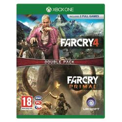Far Cry 4 + Far Cry: Primal CZ (Double Pack)[XBOX ONE]-BAZAR (použité zboží) na playgosmart.cz