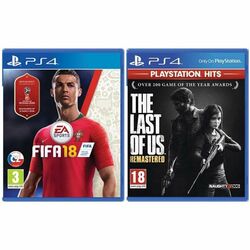 FIFA 18 CZ[PS4] + The Last of Us: Remastered CZ[PS4]-BAZAR (použité zboží), smluvní záruka 12 měsíců na playgosmart.cz