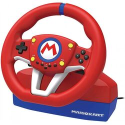 HORI závodnický volant Mario Kart Pro MINI pro konzole Nintendo Switch, červený na playgosmart.cz