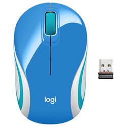 Kancelářská myš Logitech Wireless Mini Mouse M187, blue na playgosmart.cz