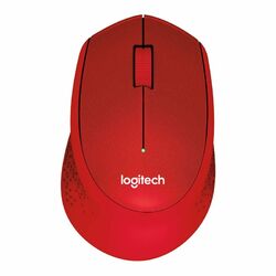 Logitech M330 Silent Plus Wireless Mouse, červená na playgosmart.cz