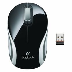 Kancelářská myš Logitech Wireless Mini Mouse M187, black na playgosmart.cz