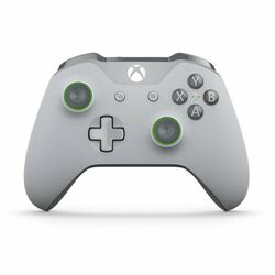 Microsoft Xbox One S Wireless Controller, grey/green-BAZAR (použité zboží) na playgosmart.cz