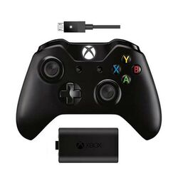 Microsoft Xbox One S Wireless Controller + Play & Charge Kit, black na playgosmart.cz