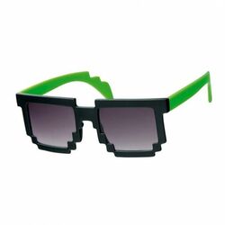 Minecraft Groof Black & Green Pixel Sunglasses na playgosmart.cz