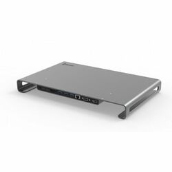 Multifunkční hliníkový stojan na notebook/monitor Swissten s USB-C HUB na playgosmart.cz