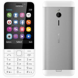 Nokia 230, Dual SIM White silver na playgosmart.cz
