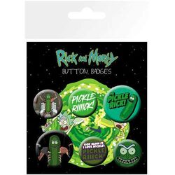 Odznaky Rick and Morty Pickle Rick 6-Pack na playgosmart.cz