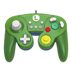 HORI Battle Pad pro konzoly Nintendo Switch (Luigi Edition) na playgosmart.cz