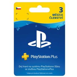 PlayStation Plus Gift Card 3 Month Membership CZ na playgosmart.cz