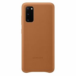 Pouzdro Leather Cover pro Samsung Galaxy S20, brown na playgosmart.cz
