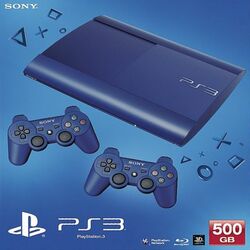 Sony PlayStation 3 500GB, metallic blue na playgosmart.cz