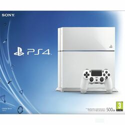Sony PlayStation 4 500GB, glacier white na playgosmart.cz