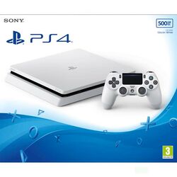 Sony PlayStation 4 Slim 500GB, ledovec white-BAZAR (použité zboží, smluvní záruka 12 měsíců) na playgosmart.cz