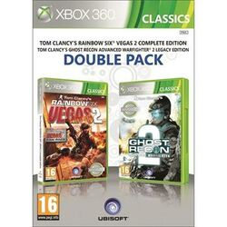 Tom Clancy 'Rainbow Six: Vegas 2 + Tom Clancy' Ghost Recon: Advanced Warfighter 2[XBOX 360]-BAZAR (použité zboží) na playgosmart.cz