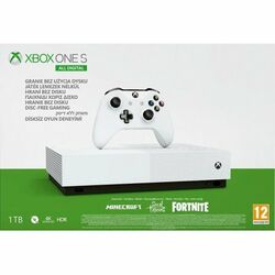Xbox One S 1TB All-Digital + Fortnite + Minecraft + Sea of Thieves na playgosmart.cz